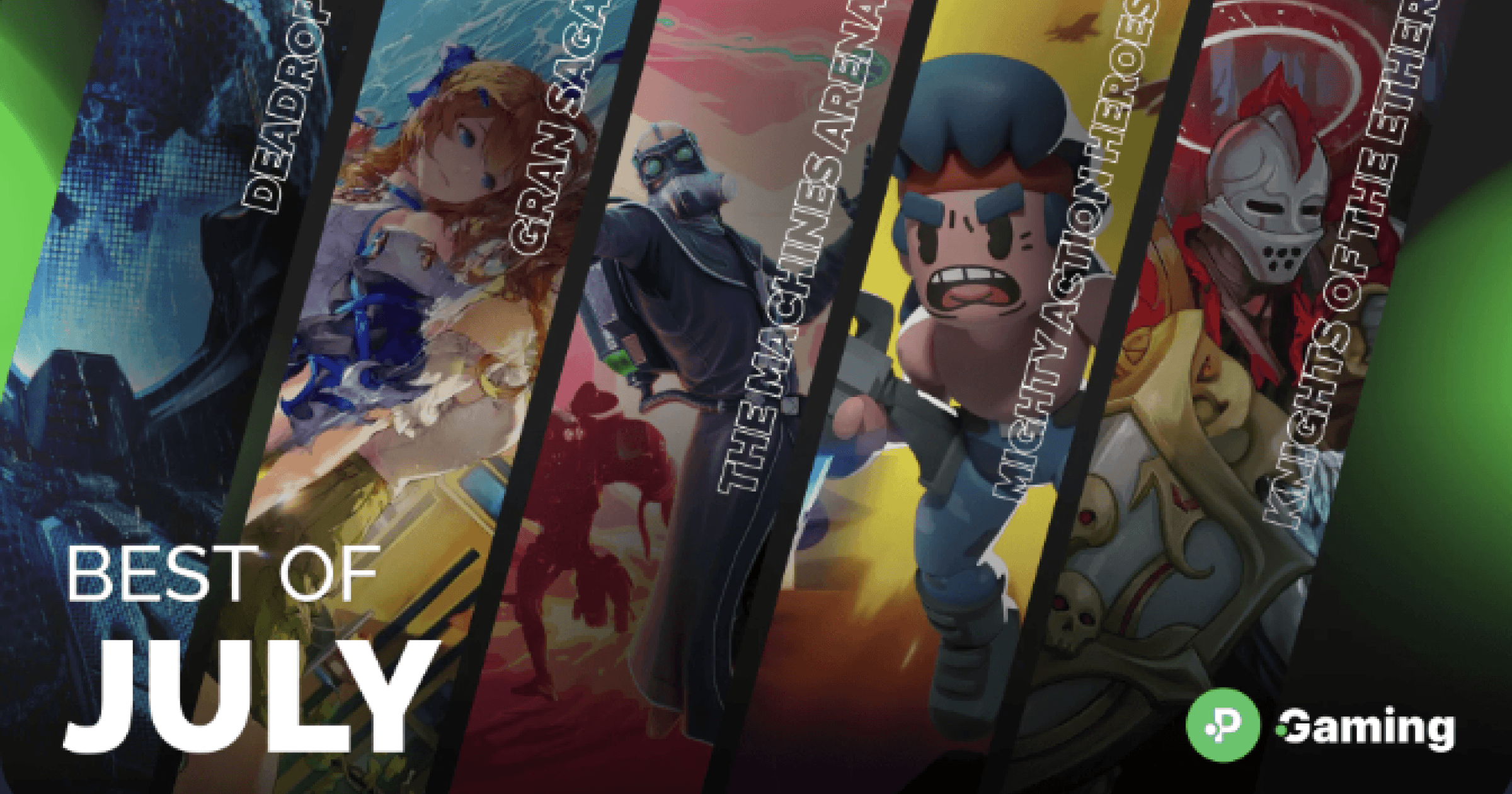 知名槍戰遊戲也突圍！2023年7月五大最佳NFT遊戲一次看 外媒《PolkaStarter Gaming》接續 6 月的排行榜後，於 7 月再評選出 5 款最佳 NFT 遊戲，入選名單除了《格蘭騎士團》鏈遊版外，知名實況主開發的《Deadrop》也成功突圍。