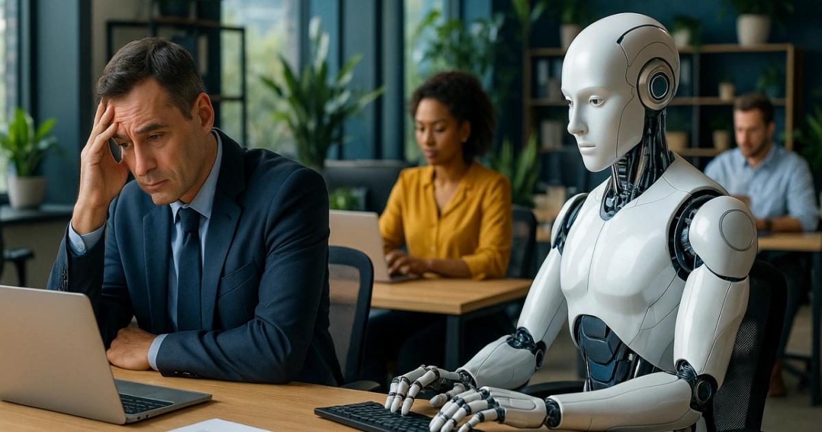 擔心AI搶工作？專家：藍領不用怕，被取代的會是6大白領職業！AI 裁員潮已席捲白領階層，軟體工程、人資等高薪職位受重創，未來 5 年恐消失近半數入門職缺。
