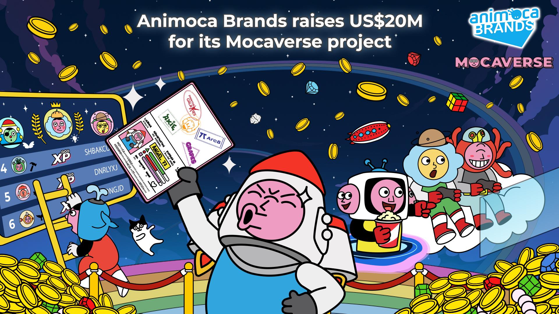 在熊市融資2千萬鎂！新NFT項目Mocaverse有何厲害之處？新資金將用於推進 Mocaverse 項目，包括產品開發、促進 Web3 採用，以擴大Animoca Brands在Web3公司和項目中約450家投資組合的遊戲、文化和娛樂生態系統。