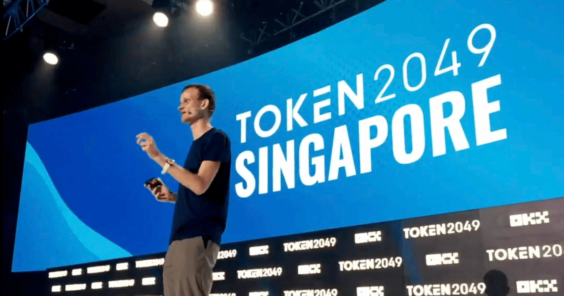 TOKEN2049現場嗨爆！V神突開唱天空之城，演講說了哪些重點？