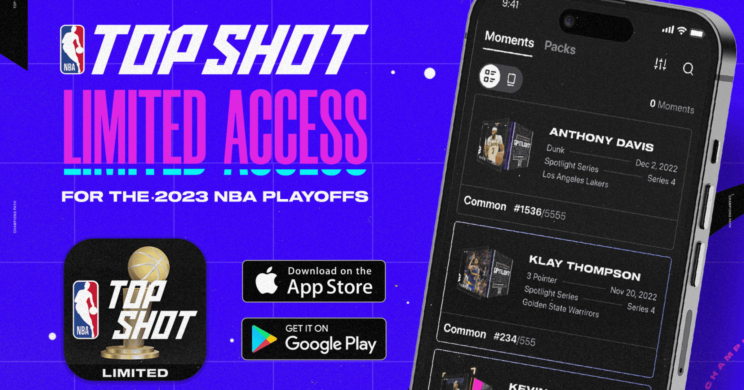 《NBA Top Shot》手機APP上線！季後賽限定卡包怎麼拿？ NBA 季後賽正如火如荼的進行中，乘著這股風潮，《NBA Top Shot》宣布將在季後賽期間，限時推出手機版的 APP 供玩家下載，還有限量的卡包可以拿。 