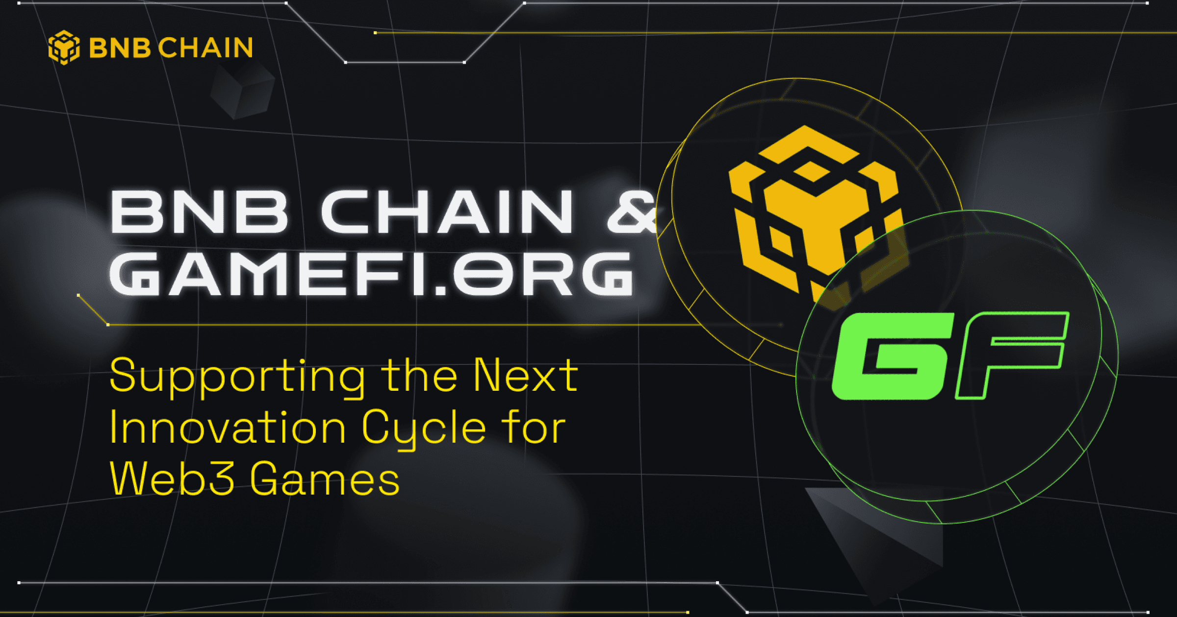BNB 鏈攜手 GameFi.org！朝 3 領域推動鏈遊產業發展由幣安交易所開發的 BNB Chain 宣布與一站式 Web3 遊戲平台 GameFi.org 成為合作夥伴，在 DApp 開發、技術研究、社區成長三個主要領域攜手共進。 