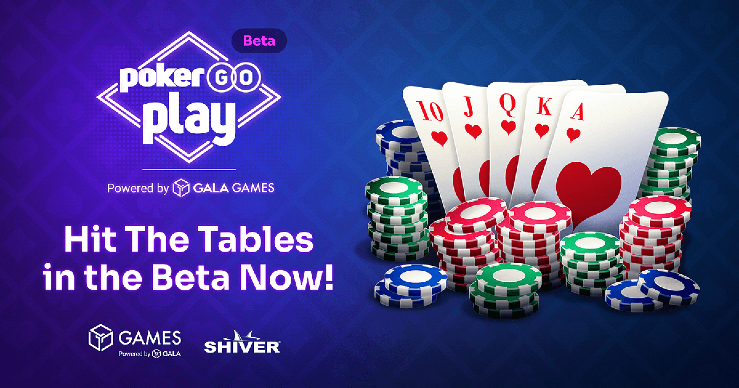 撲克鏈遊PokerGO公測！「免費NFT」大放送，完成1條件就能拿知名區塊鏈遊戲平台 Gala Games 近日宣布，免費德州撲克鏈遊《PokerGO Play》已經正式開始公測。只要完成 1 個條件，玩家就能拿到免費的遊戲 NFT。