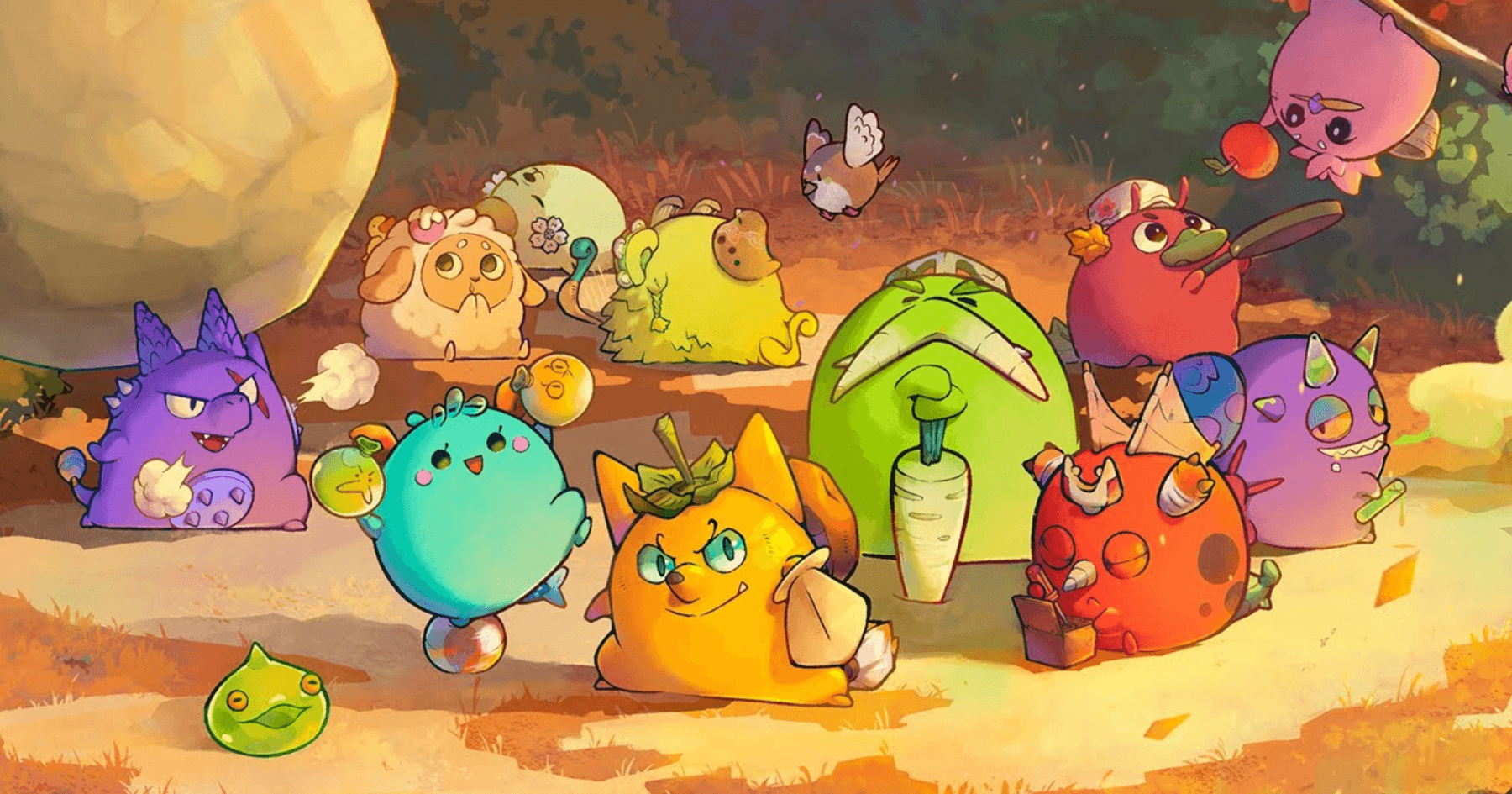 「邊玩邊賺」始祖開放用 IP 賺錢！《Axie Infinity》咖啡廳要來了？怎麼買周邊？「邊玩邊賺」始祖《Axie Infinity》日前宣布推出官方商店，更開放角色IP給持有者商用盈利！